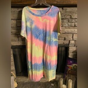 Super Soft tie dye dress‎